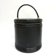    中古 ルイヴィトン エピ カンヌ バニティバッグ Aランク ブラック 黒 M48032 ノワール レディース 【送料無料】【名谷店】