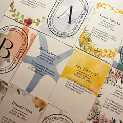 結婚式 エスコートカード タイムスケジュール スケジュールカード ウエディング ブライダル