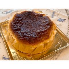 バスクチーズケーキ5号（15センチ）　冷凍スイーツ　誕生日ケーキ　パーティサイズ