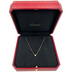 カルティエ CARTIER ネックレス ダムール スモールモデル K18イエローゴールド レディース