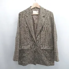◇ ⊇ RAY CASSIN レイカズン トラッド系 長袖 テーラードジャケット サイズF ブラウン系 レディース E  【1507080002744】のサムネイル