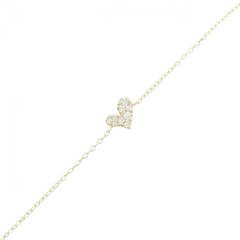 ダイヤモンド ハート♡【ブルーム】K10 透かし ブレスレット☆アガット