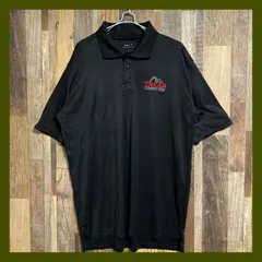 刺繍 企業ロゴ モバイル タイヤサービス ホイール メンテナンス メンズ 古着 半袖 ポロシャツ