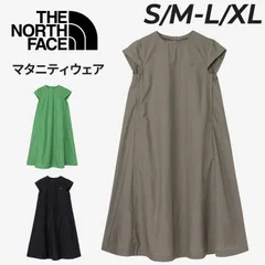 ザ・ノース・フェイス マタニティウェア 半袖ワンピース THE NORTH FACE レディースウェア 産前産後兼用 授乳口つき  Aライン ロング丈 無地 ドレス 授乳 妊婦服 ワンピ ママ お母さん はっ水加工/NTM12501