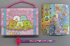 【中古】雑貨 集合 バックがたシールてちょう＆ハートのステッキペン 「すみっコぐらし」 おえかきひめ 2021年11月号 別冊付録