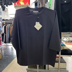 残り1点‼️香川　ブランド‼️dualvoice デュアルボイス⚫︎七分丈　Tシャツ　テンセル シルクトリコット スウェット