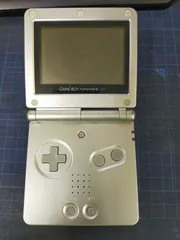 E08-20250908-91　Nintendo ゲームボーイアドバンスSP シルバー 本体のみ ジャンク AGS-001