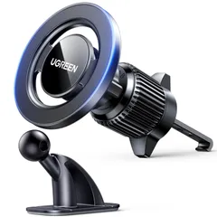新品 UGREEN スマホホルダー 車 magsafe 車載ホルダー 2in1 【3M-VHB 軍工級粘着 高耐久・強力密着】 強粘・防脱落・即吸着 手帳型対応 スマホホルダー 片手操作 スマホスタンド 車 車載スマホホルダー iPhone 17/16/15/