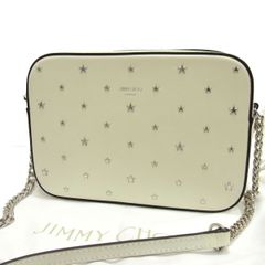 美品☆JIMMY CHOO ジミーチュウ スタースタッズ ショルダーバッグ チェーンショルダー LULLABY ララバイ イタリア製 レディース HALE　