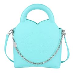 Tiffany & Co. アクアブルー ハート型ショルダーバッグ - メルカリ
