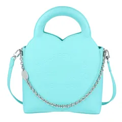 【Tiffany&Co.】ティファニー リターントゥ ティファニー ミニトート ティファニーブルー レザー ショルダーバッグ ハンドバッグ 2WAY バッグ レディース 【中古品】 USED-AB 【9304】