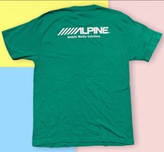 ALPINE 緑 Tシャツ L 可愛い green アルパイン ウィメンズ