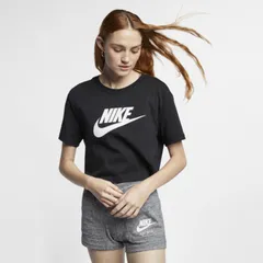 ナイキ NIKE ウエア エッセンシャル ウィメンズ クロップド Tシャツ BV6176 001カラー レディース