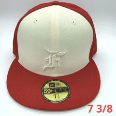 [FOG] Fear of God Essentials × New Era フィアオブゴッド × ニューエラ ホワイト×レッド (7 3/8)