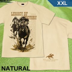 GENJU XXLサイズ 競馬 凱旋門賞 天皇賞 皐月賞 G1 メンズ ターフ クラシック Tシャツ 半袖 Legacy of victory 