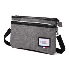 【新品】 [Jewel Beauty's Select] サコッシュ 斜め掛け 肩掛け ショルダーバッグ スマホポーチ スマホケースバッグ ボディバッグ レディース メンズ ポシェット バッグ おしゃれ 軽い (グレー) 1