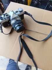 OLYMPUS OM-1 フィルムカメラ レンズ3つ付き【ジャンク・動作未確認
