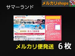 東京サマーランド１DAYパス 春秋限定 株主ご招待券 3枚セットメルカリ