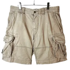 ポロバイラルフローレンPolo by ralph laurenポロチノPOLOCHINOカーゴショーツハーフパンツショートパンツチノパン無地ベージュカーキvintageヴィンテージ40816