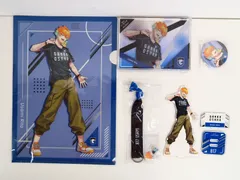 5点セット 宇佐美リト 楽天コレクション 2024 Ｊ１ 20クラブ×にじさんじ Bパターン/アクリルブロック・アクリルスタンド・缶バッジ・チャーム付きブレスレット・クリアファイル