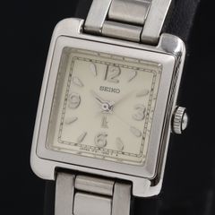 SEIKO LUKIA ルキアレディース腕時計スクエア シルバー稼働【新品電池