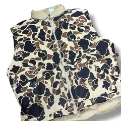 10X リバーシブルダウンベスト カモ×ベージュ