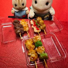 677焼き鳥セットC⭐️ミニチュアフード ドールハウス リカちゃん