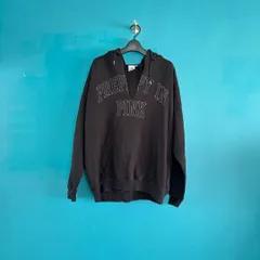 1405 エックスガール　ブラック　ダメージ加工フーディー　パーカー　M