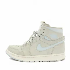 ナイキ NIKE Women's Air Jordan 1 High Zoom Air Comfort Grey Fog/White/Celestine Blue スニーカー シューズ スエード US8 25.0cm グレー CT0979-004 /YT