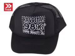 TRUCK BRAND【トラックブランド】COUPON #RV16 BLACK メッシュキャップ ブラック 8730 14297