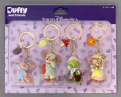 【中古】キーホルダー 集合 キーチェーンセット 「Duffy and Friends-ダッフィー＆フレンズ- ダッフィー＆フレンズのフォールズ・サウンド・インビテーション」 東京ディズニーシー限定