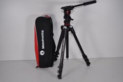 Manfrotto 三脚 befree live ビデオ三脚キット MVH400AH付 アルミニウム MVKBFR-LIVE