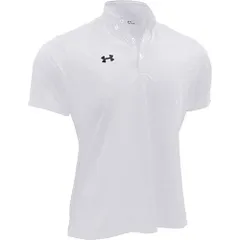 [アンダーアーマー] underarmour 01 TEAM ARMOUR POLO BD マルチSPポロシャツ M (1342582-100) WHT/BLK 6XL 