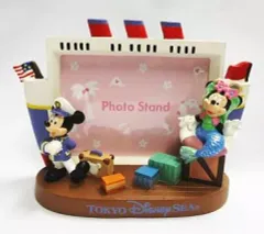 【中古】フォトフレーム・アルバム(キャラクター) ミッキーマウス＆ミニーマウス フォトスタンド 「ディズニー」 東京ディズニーシー限定