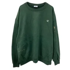 Champion 無地 スウェット パーカー 2XL ダークグリーン チャンピオン 裏起毛 古着卸 アメリカ仕入 a708-6139