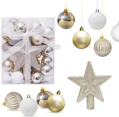 北欧 大粒でツリーに映えるオーナメント デコレーション デコレーション 装飾品 オーナメント吊るす 30個入り クリスマス クリスマス エレガントおしゃれ クリスマス クリスマスパーティー クリスマス デコレーション ボール 装飾 ボール インテリア ボール