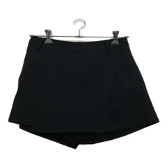 中古 レディース アディダスゴルフ adidas GOLF スカート風ショートパンツ L 黒  ブラック