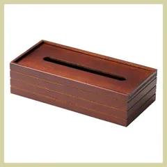 『桐』ティッシュケース「28.5×13.5×7.5cm」／ダークブラウン　※木製,ウッド,和,ティッシュボックス,箱,レトロモダン,カントリー,リーズナブル,複数値引き,割引,定番,シンプル,茶色