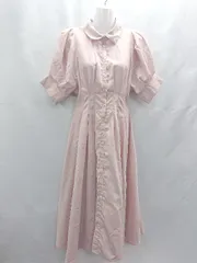 ◇ ⊂ GRL グレイル 半袖 ロング ワンピース サイズM ピンク レディース E  【1501160019769】