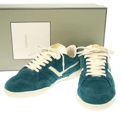 TOM FORD トム フォード Jackson sneakers ローカットスエードスニーカー J1348T グリーン 6のサムネイル