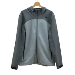 Z1551NIKE ナイキ メンズ ジップアップパーカー フーディ グレー THERMA‐FIT サイズXL