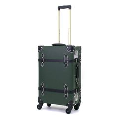 Color:Mサイズ：グリーン/ブラック [シフレ] トランクスーツケース EUR3054 トランクキャリー ユーラシアトランク 36L 3.8kg Mサイズ：グリーン/ブラック