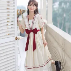 新品未使用 爽やかロリータワンピース  お出かけや女子会、普段着にも最適