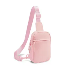 ☆ ピンク ☆ 斜めがけ ボディバッグ 小さめ 男女兼用 シンプル ボディバッグ おしゃれ メンズ レディース ショルダーバッグ ボディバック ボディーバッグ 斜めがけ ウエストバッグ ワンショルダー ウエストポーチ きれいめ 撥水 旅行 シンプル 大人