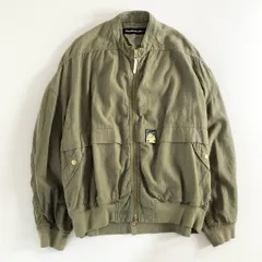 52f20 mercibeaucoup メルシーボークー わたツイル ワイドシルエット ブルゾン MA-1 ジャケット サイズ3 カーキ レディースのサムネイル