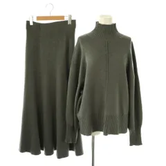 ミラオーウェン Mila Owen セットアップ ハイネックニットナロースカート セーター 長袖 1 グレー /HK ■OS