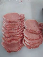 北海道産 豚ロース スライス3.5mm 1kg(1パック) 豚肉 焼肉 しょうが焼き 豚丼 工場直送 冷凍 業務用 《大容量パック》  ギフト 【自家製八王子ベーコンのサンプルプレゼント中】