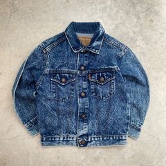【Size120-130】USA製 levi's リーバイス デニム ジャケット　US古着　アメリカ vintage ヴィンテージ made in USA リトルリーバイス
