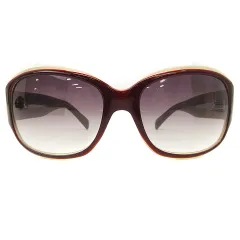 ローリーロドキン Loree Rodkin eye Couture by Sama サマ サングラス Anastasia plum フルリム スカル ラインストーン 58□17 130 赤茶のサムネイル