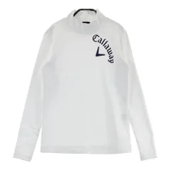 サイズ：S CALLAWAY キャロウェイ 2023年モデル 裏起毛 ハイネック 長袖Tシャツ  ホワイト系 [240101454321] ゴルフウェア レディース ストスト